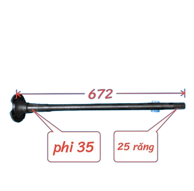 TRỤC LÁP 474 SYM,DONGBEN, TOWNER 950 ,VEAM MEKONG